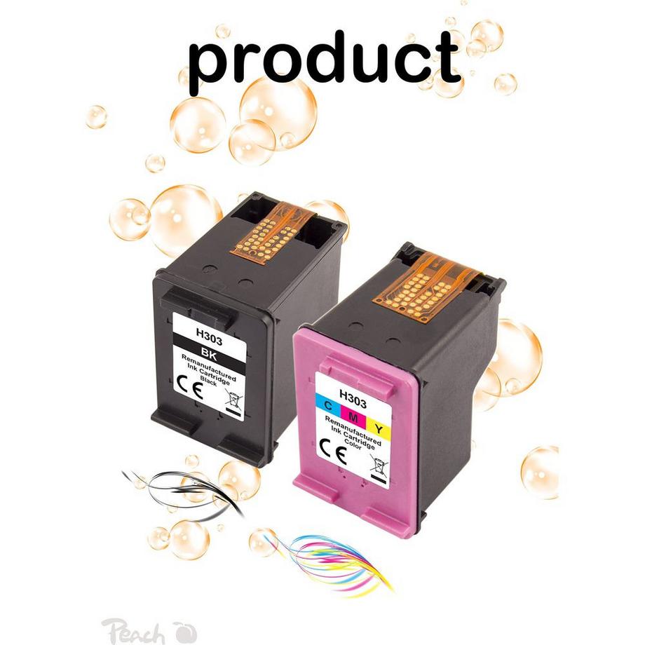 Peach  Tinte HP No. 303 Multi-Pack 3YM92A 