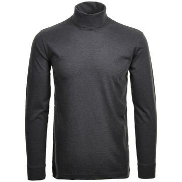 T-shirt à manches longues  Confortable à porter-Langarm Basic Rollkragen Regular Fit