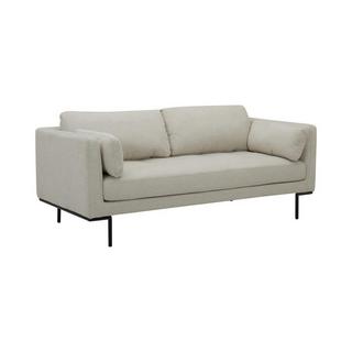 Maison Céphy Sofa 3-Sitzer - Stoff - Beige - Metallfüße - ISABELLA von Maison Céphy  