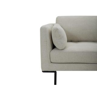 Maison Céphy Sofa 3-Sitzer - Stoff - Beige - Metallfüße - ISABELLA von Maison Céphy  