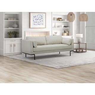 Maison Céphy Sofa 3-Sitzer - Stoff - Beige - Metallfüße - ISABELLA von Maison Céphy  