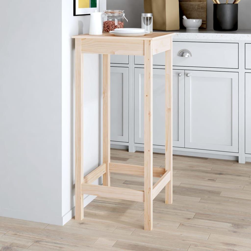 VidaXL Table de bar bois  