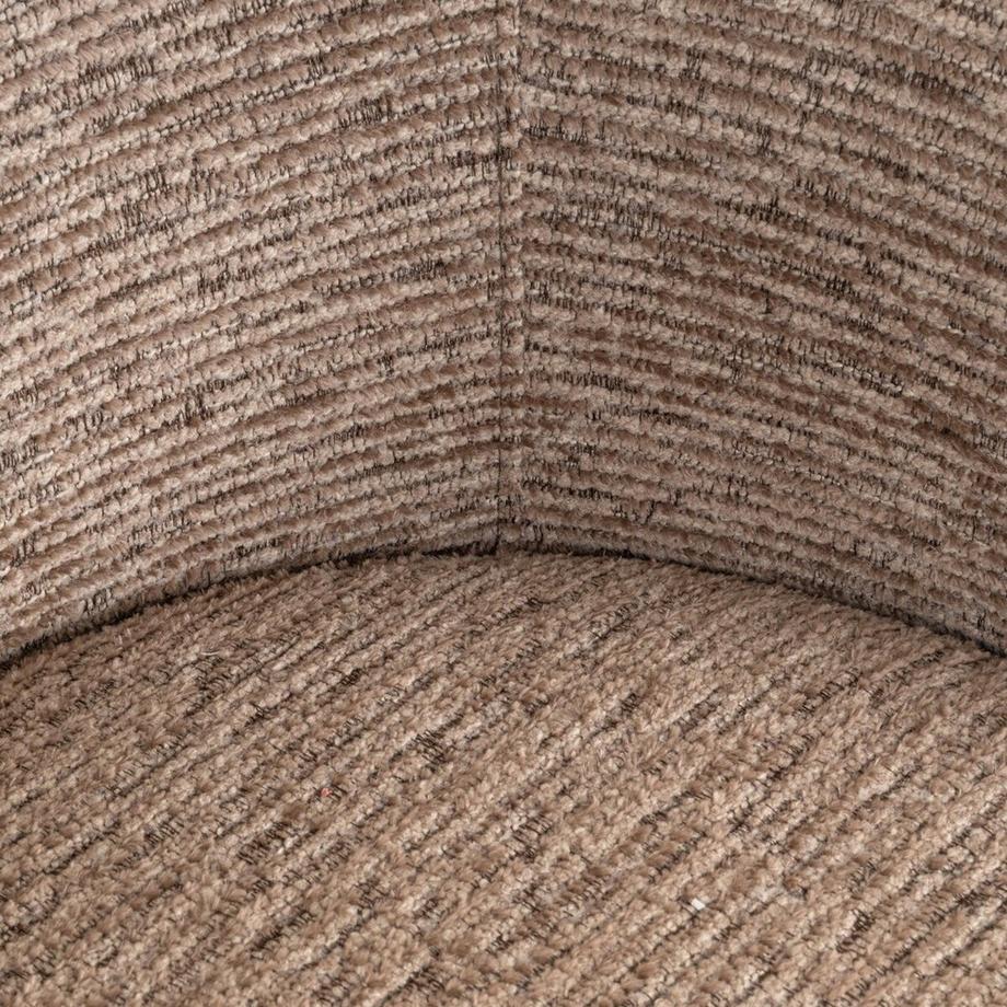 Richmond Interiors Esszimmerstuhl Quiriro mocca linear swivel  