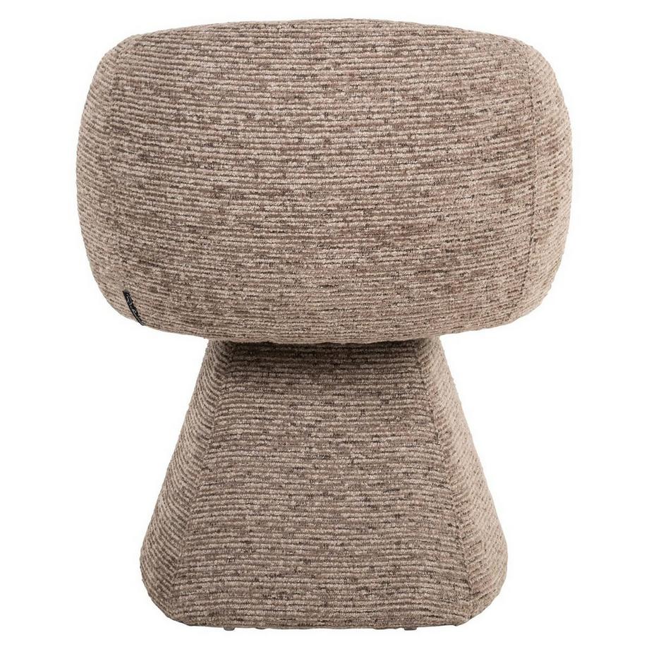 Richmond Interiors Esszimmerstuhl Quiriro mocca linear swivel  