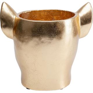 KARE Design Jardinière décorative Bulldog Gold  