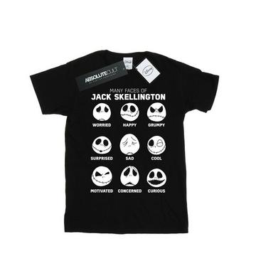 Nightmare Before Christmas The Many Faces Of Jack TShirt