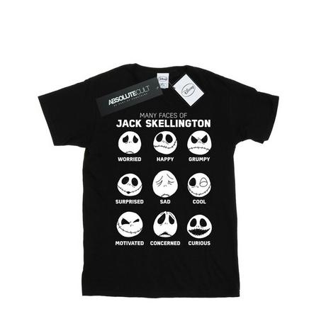 Disney  Nightmare Before Christmas The Many Faces Of Jack TShirt 