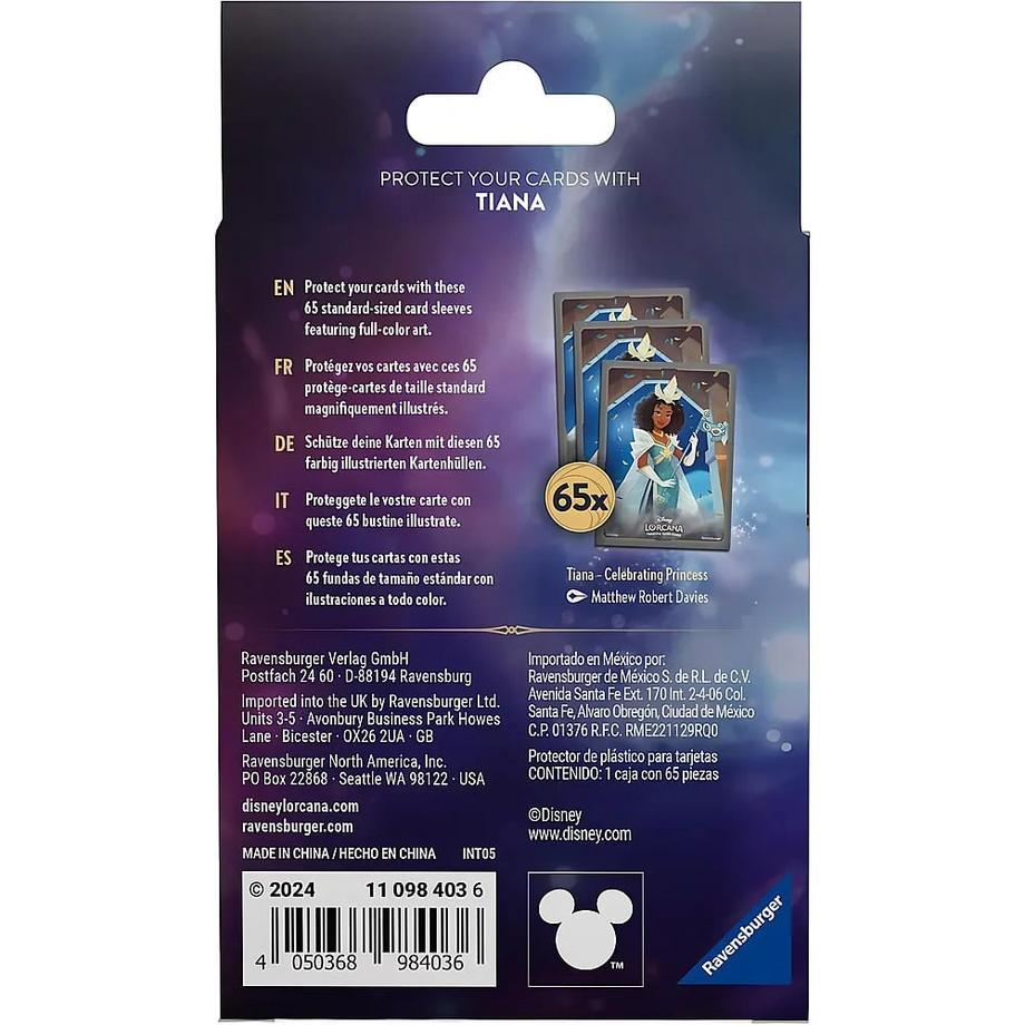 Ravensburger  Disney Lorcana Kartenhüllen (65) Motiv A / Card Sleeves 