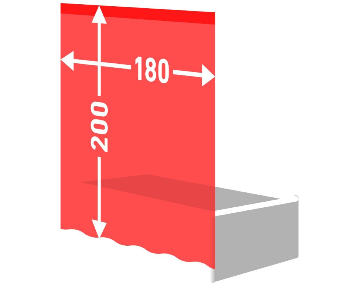 diaqua Duschvorhang Textil Andalus  