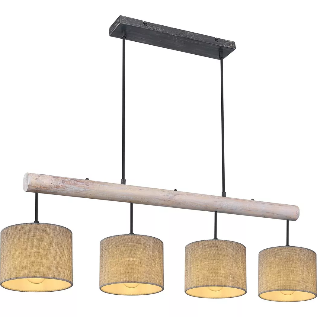 mutoni – Hängeleuchte Roger Metall matt 4xE27, One Size, Multicolor