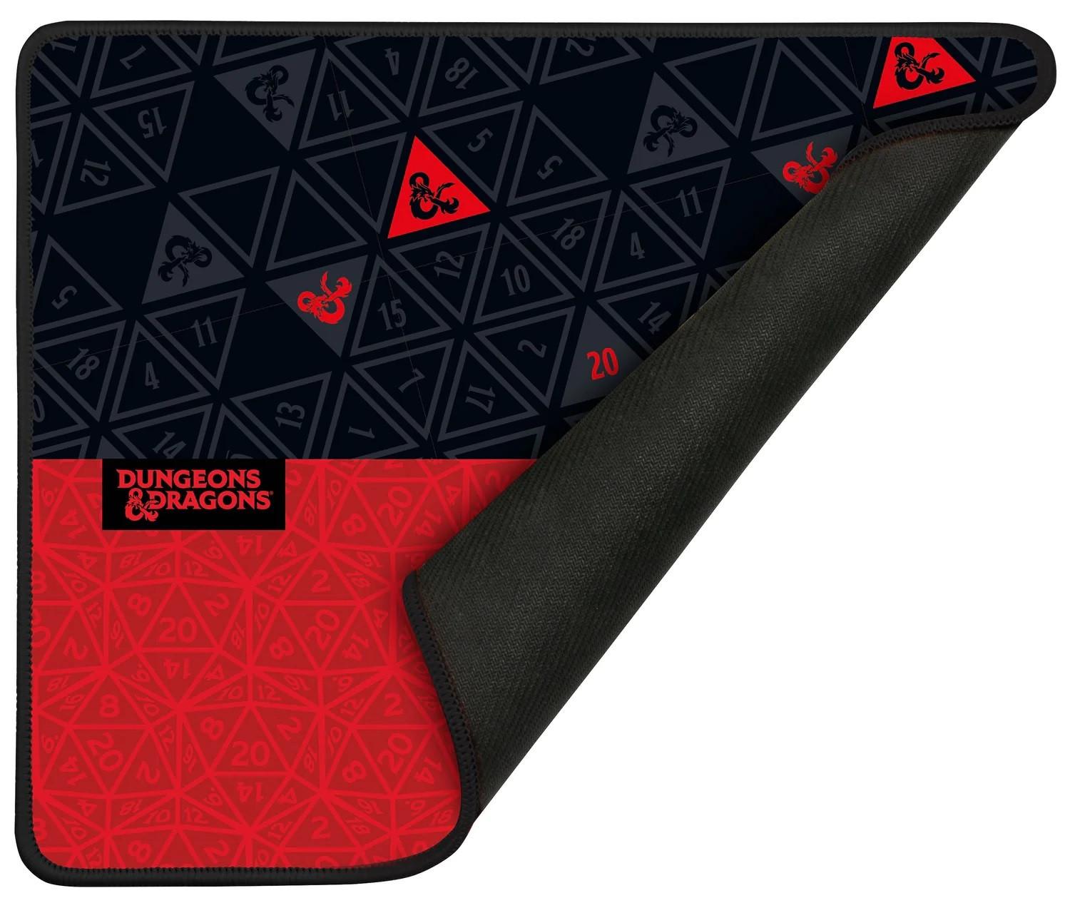 KONIX  Mauspad - Dungeons & Dragons - Rot und Schwarz 