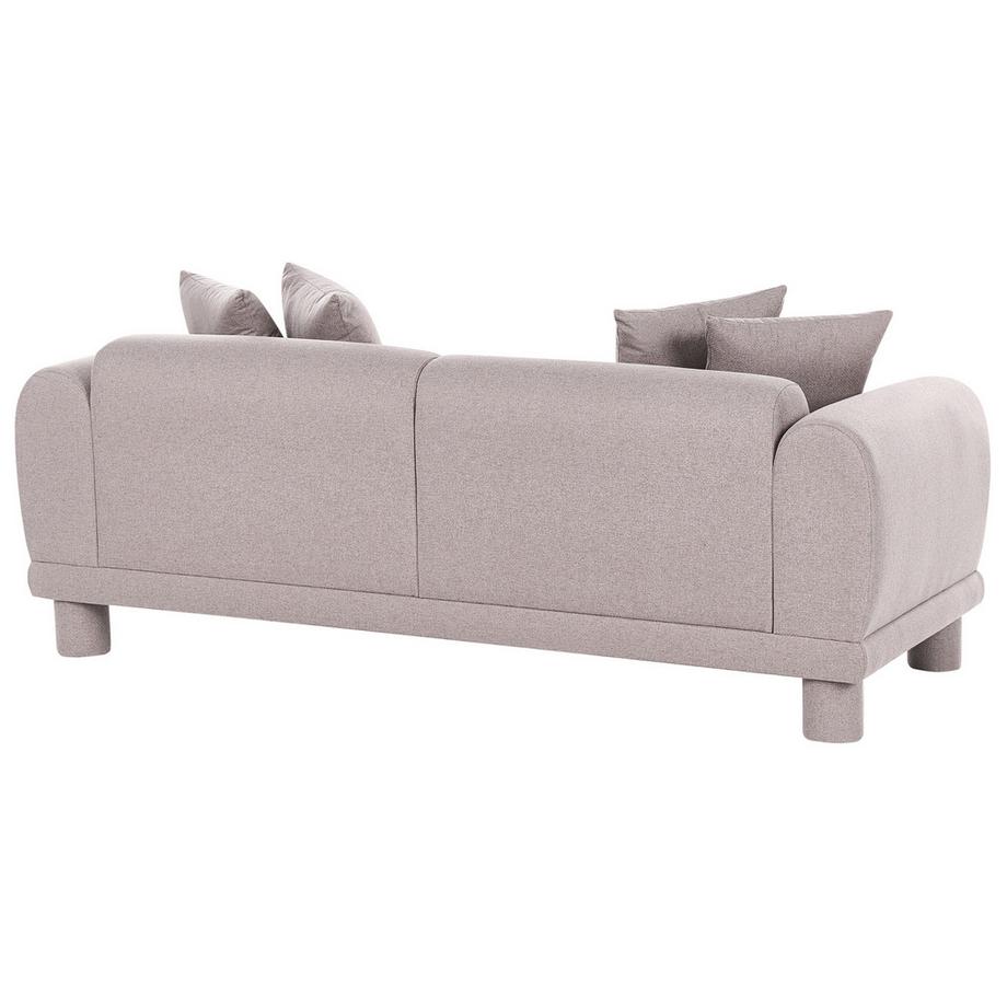 Beliani Canapé 3 places en Tissu Moderne PORI  