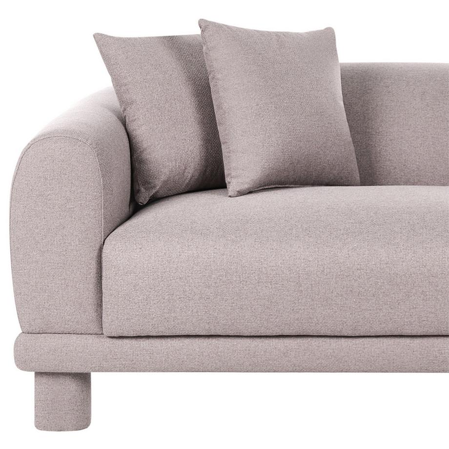 Beliani Canapé 3 places en Tissu Moderne PORI  