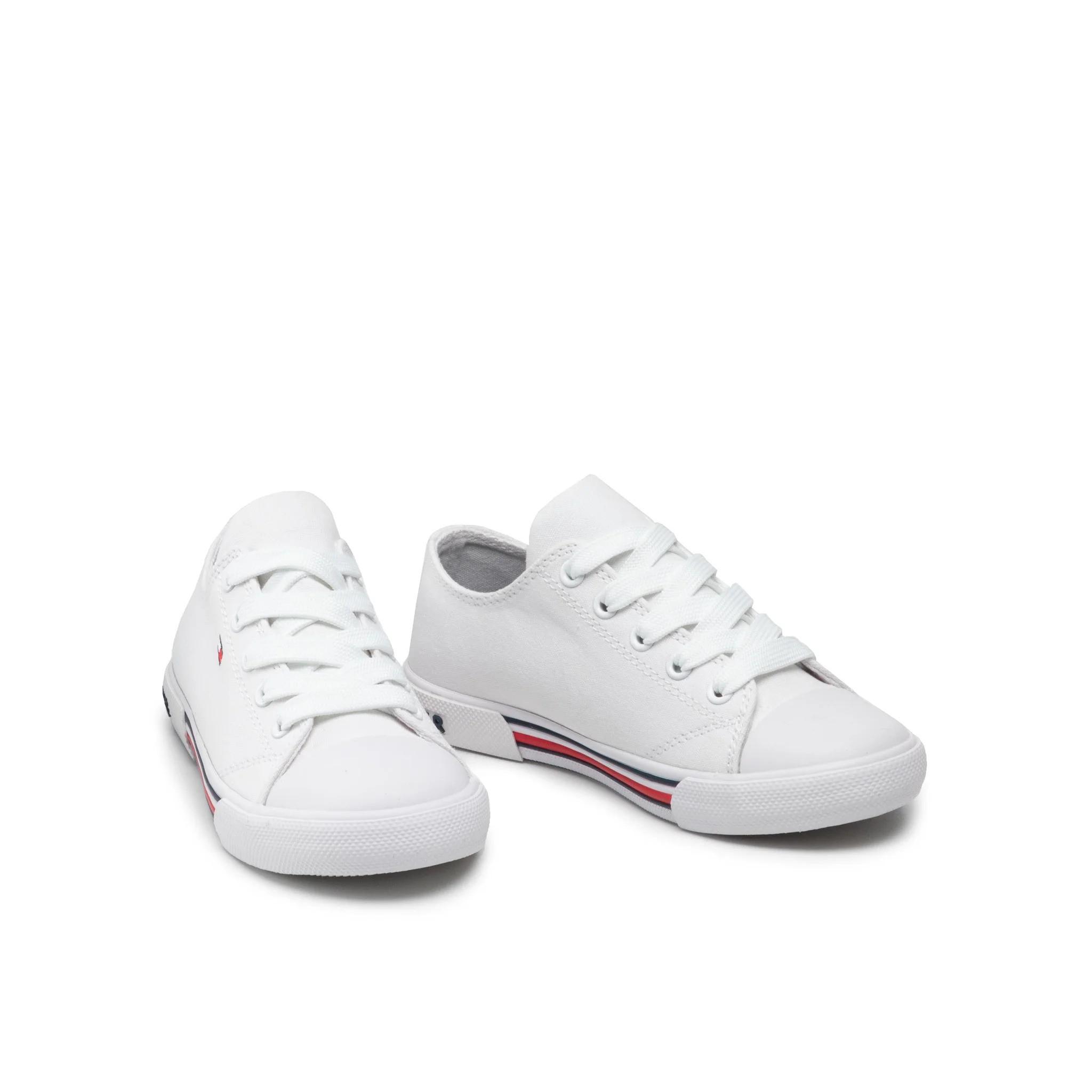 TOMMY HILFIGER  scarpe da basket da ragazza white 