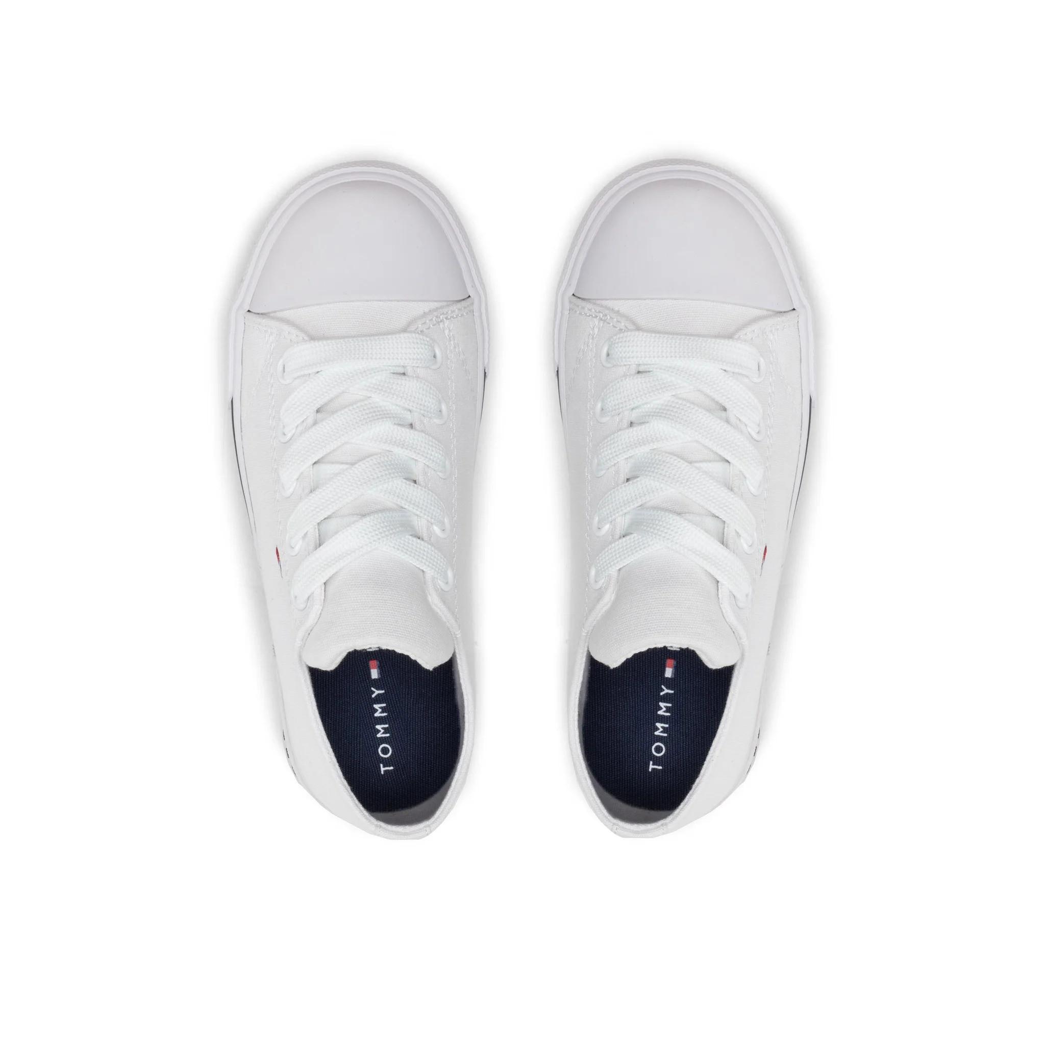 TOMMY HILFIGER  scarpe da basket da ragazza white 