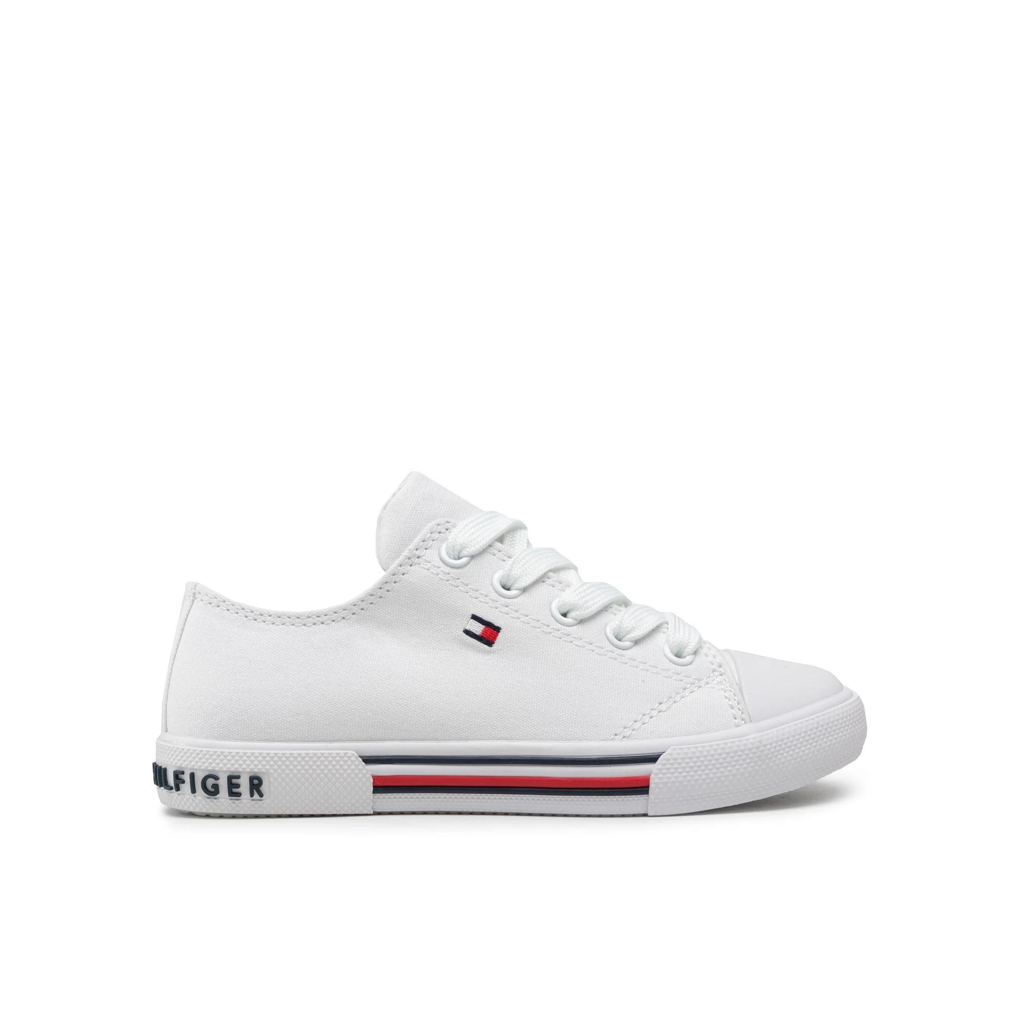 TOMMY HILFIGER  scarpe da basket da ragazza white 