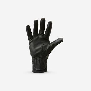 BTWIN  Gants vélo cuir avec manchons 
