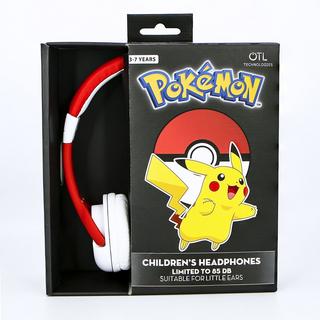 OTL  OTL Technologies Pokémon Pokéball Kopfhörer Kabelgebunden Kopfband Musik Schwarz, Rot, Weiß 