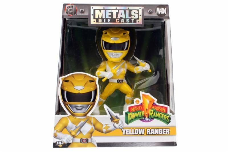 JADA TOYS  Power Rangers Metals Diecast Minifigur Yellow Ranger 