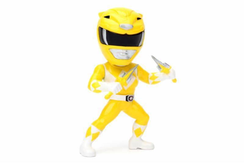 JADA TOYS  Power Rangers Metals Diecast Minifigur Yellow Ranger 