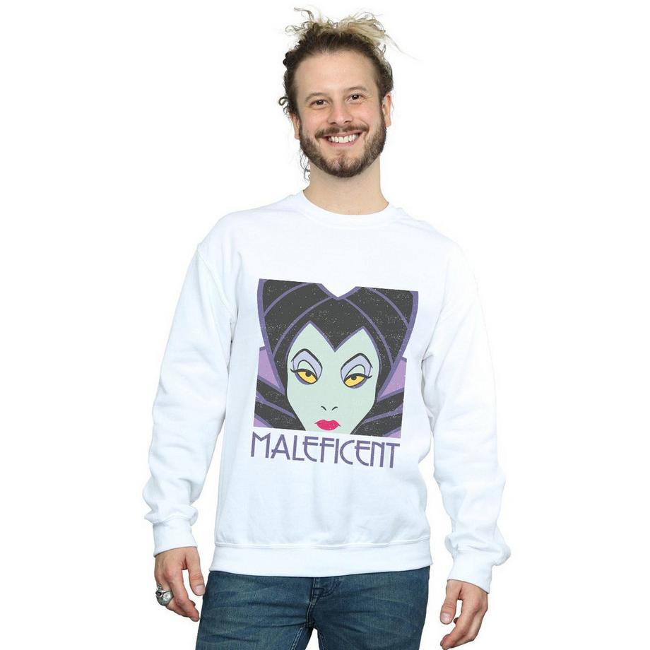 Disney Maleficent Face Sweatshirt  