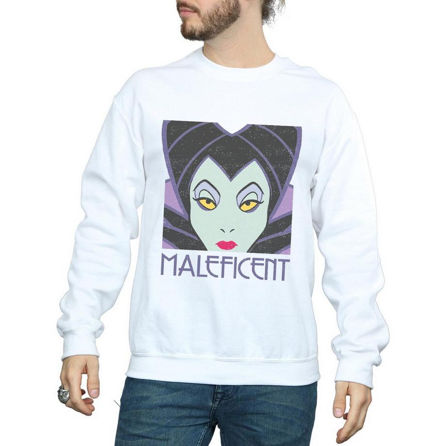 Disney Maleficent Face Sweatshirt  