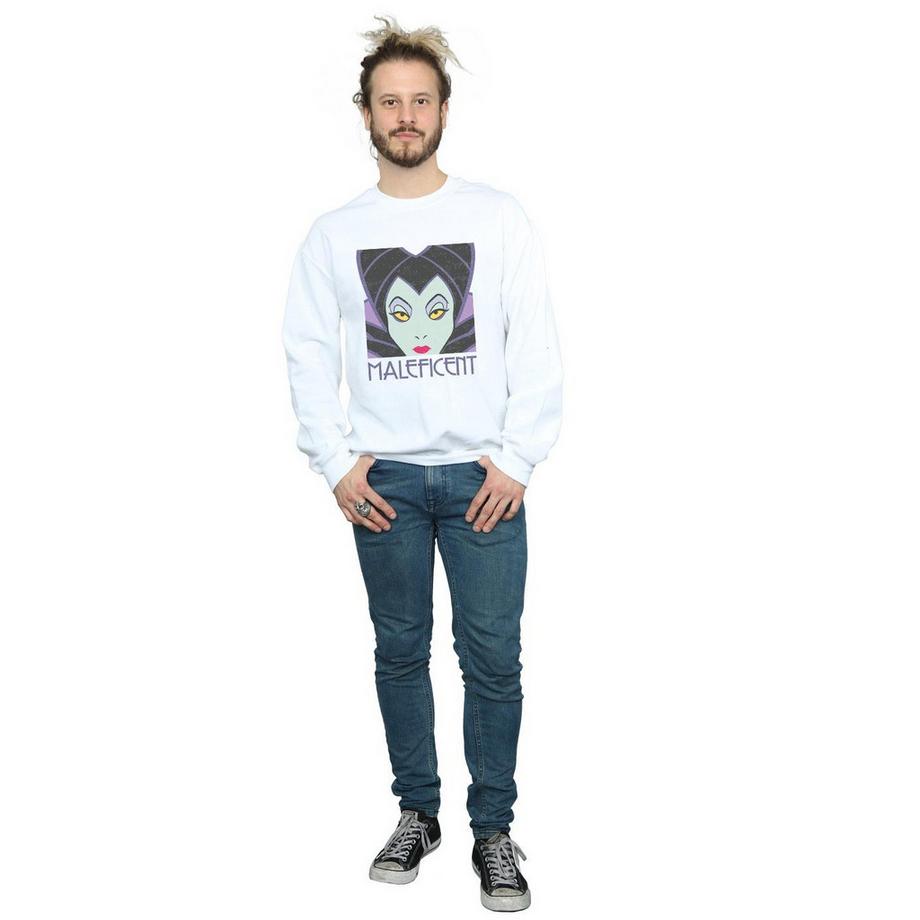 Disney Maleficent Face Sweatshirt  