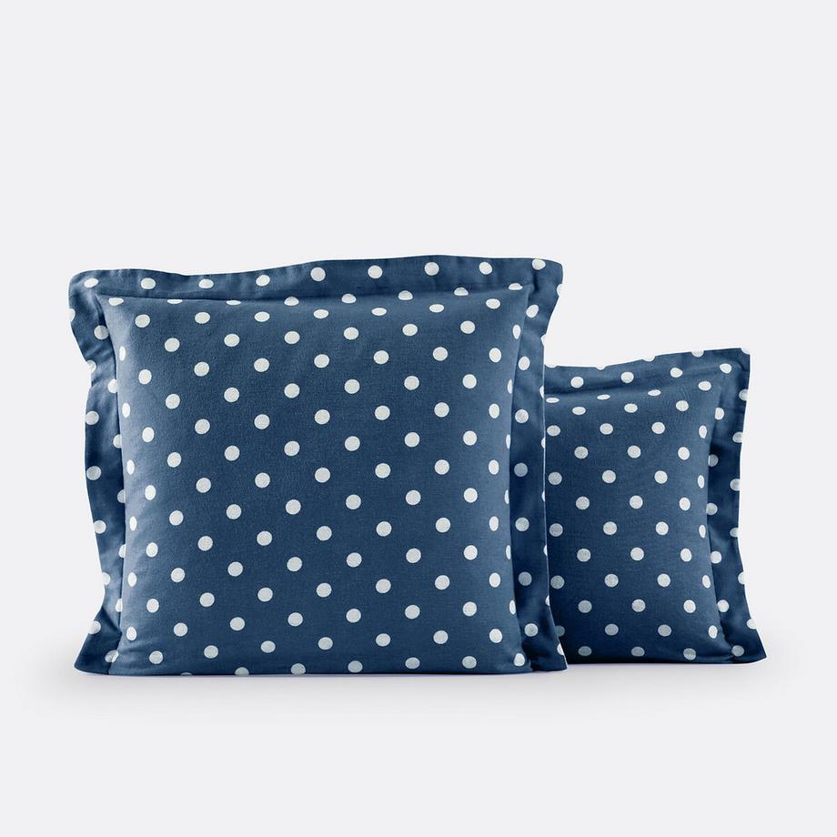 La Redoute Intérieurs Fodera per cuscino Clarisse in flanella a pois  
