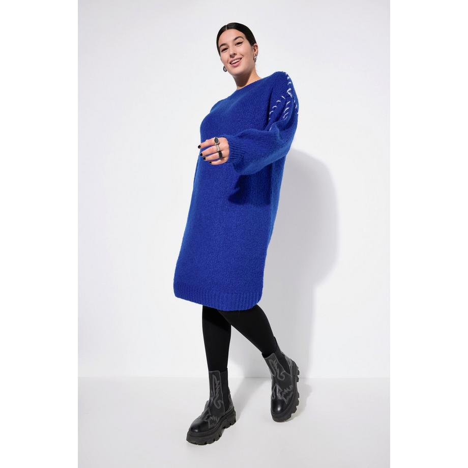 Studio Untold Robe en maille oversize coutures fantaisie  
