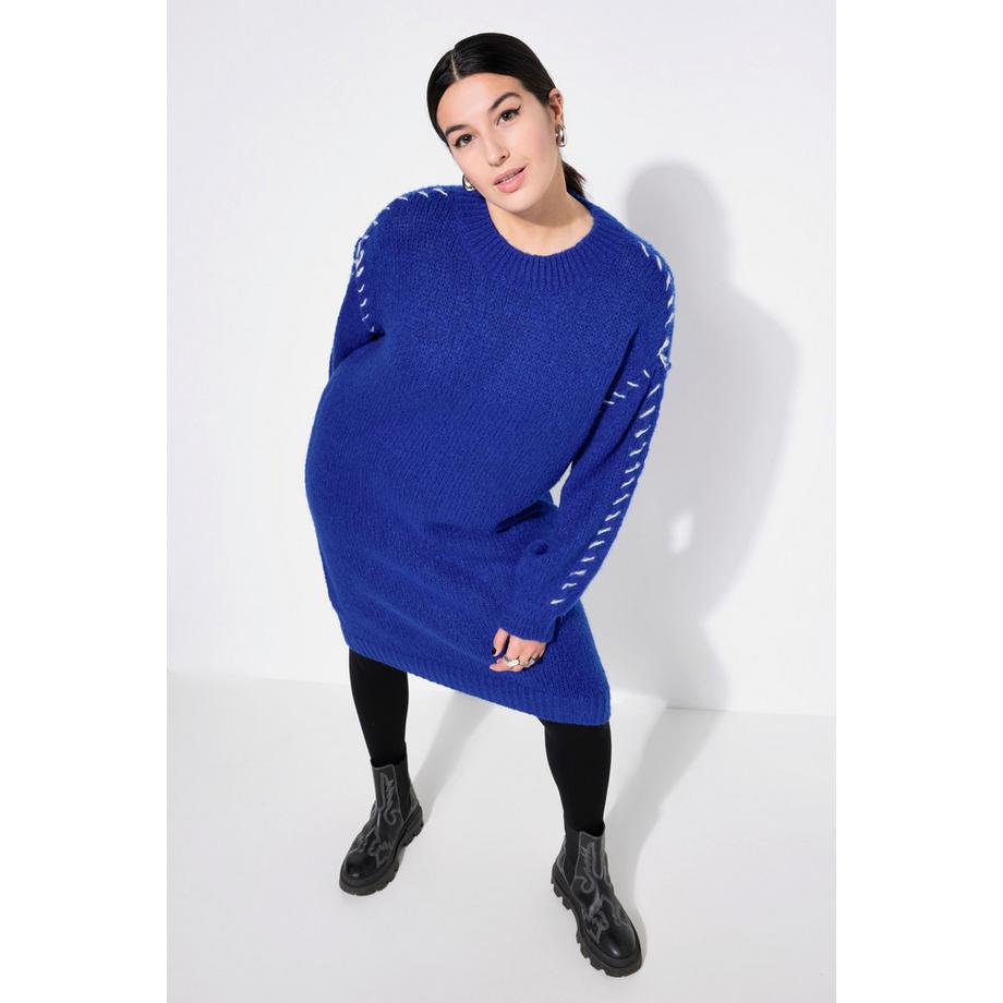 Studio Untold Robe en maille oversize coutures fantaisie  