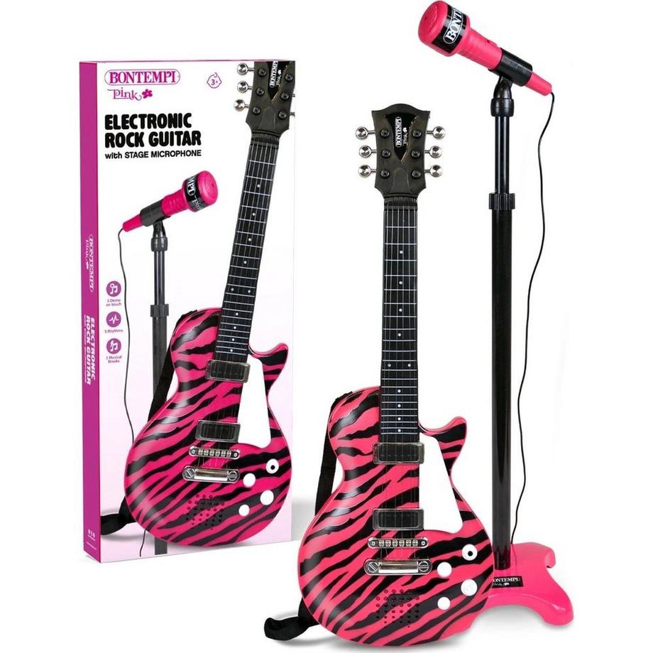BONTEMPI  Rockgitarre mit Mikrofon 