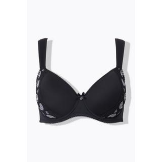 Ulla Popken  Reggiseno con ferretto, Paisley, coppe in Spacer e coppa B-E 