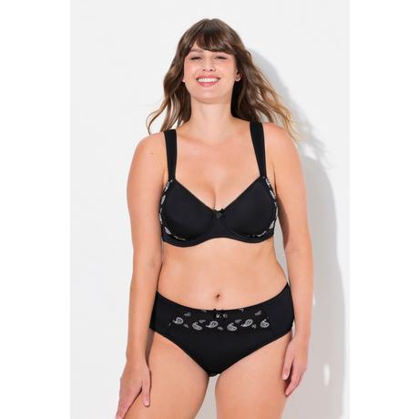 Ulla Popken  Reggiseno con ferretto, Paisley, coppe in Spacer e coppa B-E 