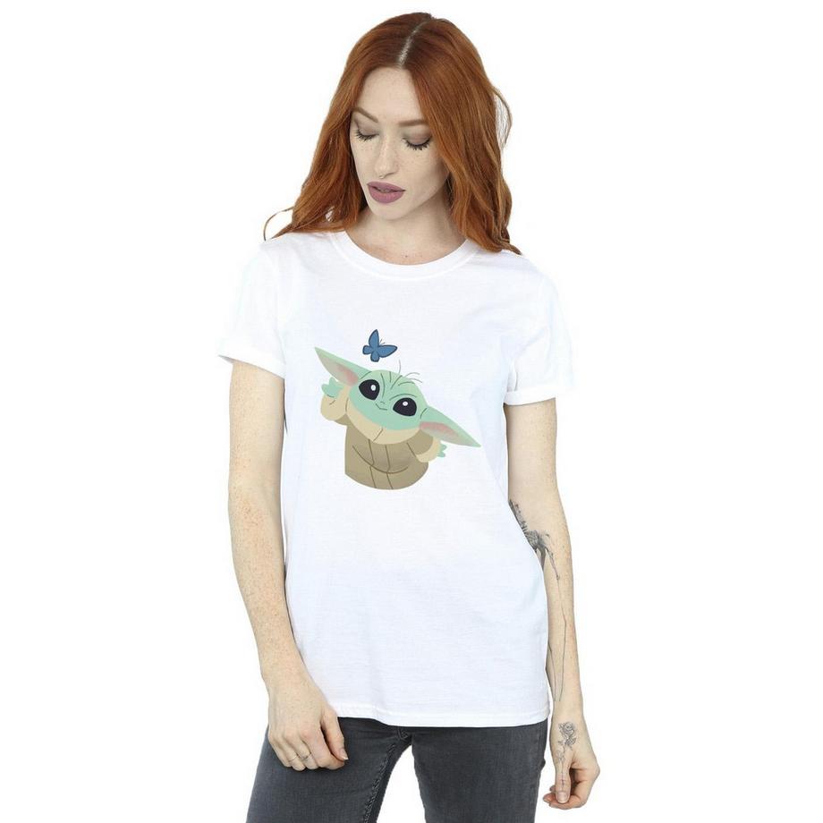 STAR WARS Mandalorian Butterfly Catching Maglietta Ampia  