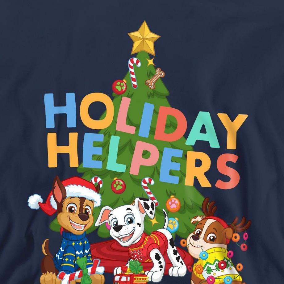 PAW PATROL Holiday Helpers Sweatshirt Design Noël  