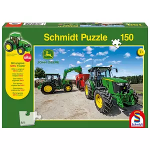 Puzzle Traktoren der 5M Serie, inkl. Siku Traktor (150Teile)