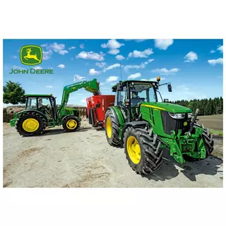 Schmidt  Puzzle Traktoren der 5M Serie, inkl. Siku Traktor (150Teile) 