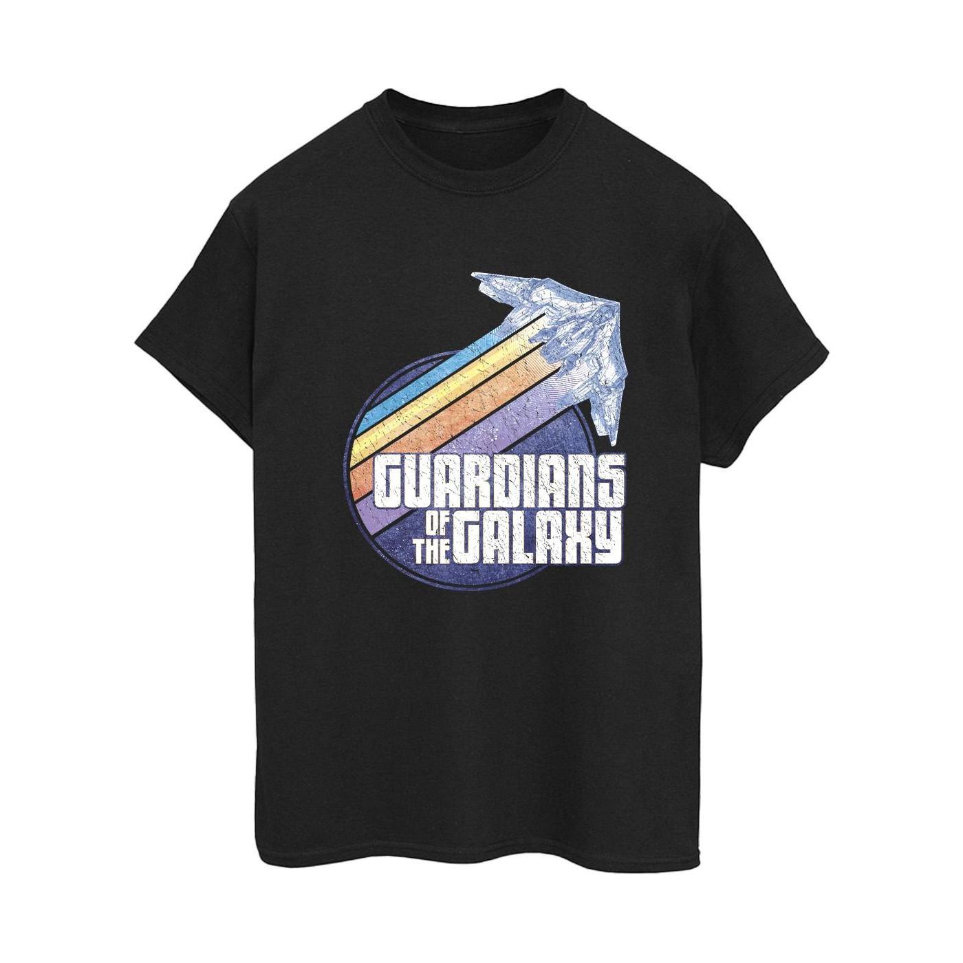 Guardians Of The Galaxy Guardians of the Galaxy Stampa Grafica Boyfriend T-Shirt  