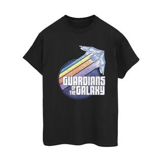 Guardians Of The Galaxy Guardians of the Galaxy Stampa Grafica Boyfriend T-Shirt  