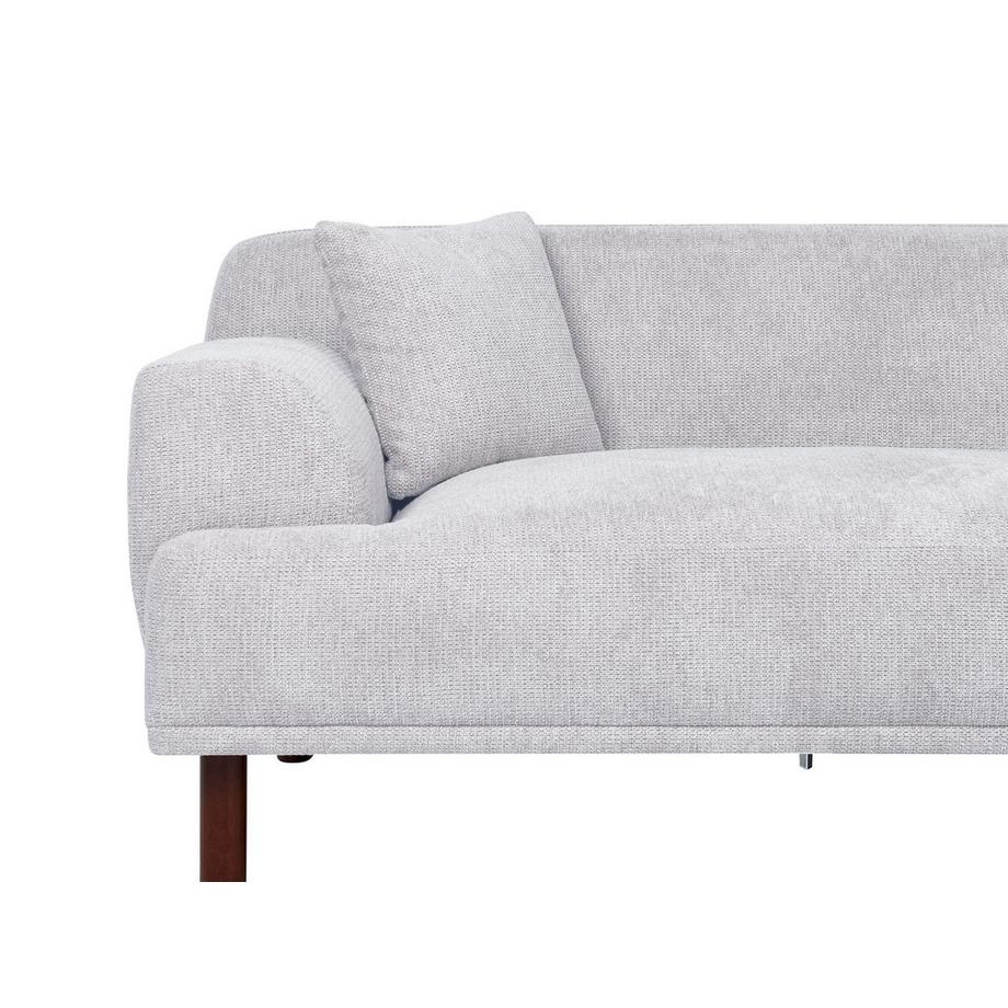 Beliani Canapé d'angle gauche en Tissu Moderne HOLT  