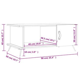 VidaXL Table basse bois d'ingénierie  