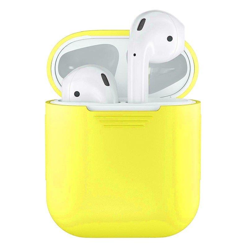 eStore  Custodia protettiva per Airpods - gialla 