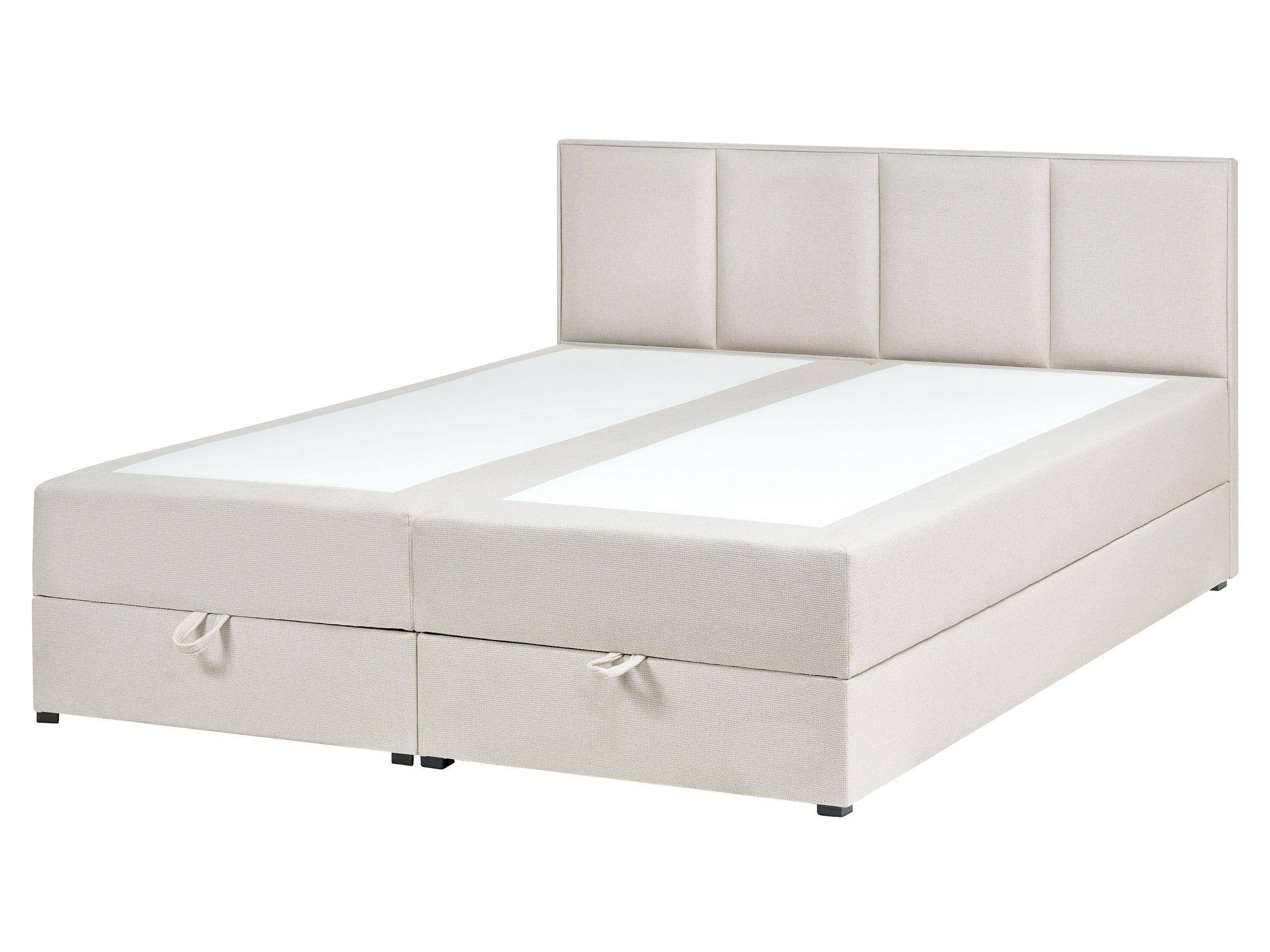 Beliani Divano letto con contenitore en Tessuto Moderno BARONET  