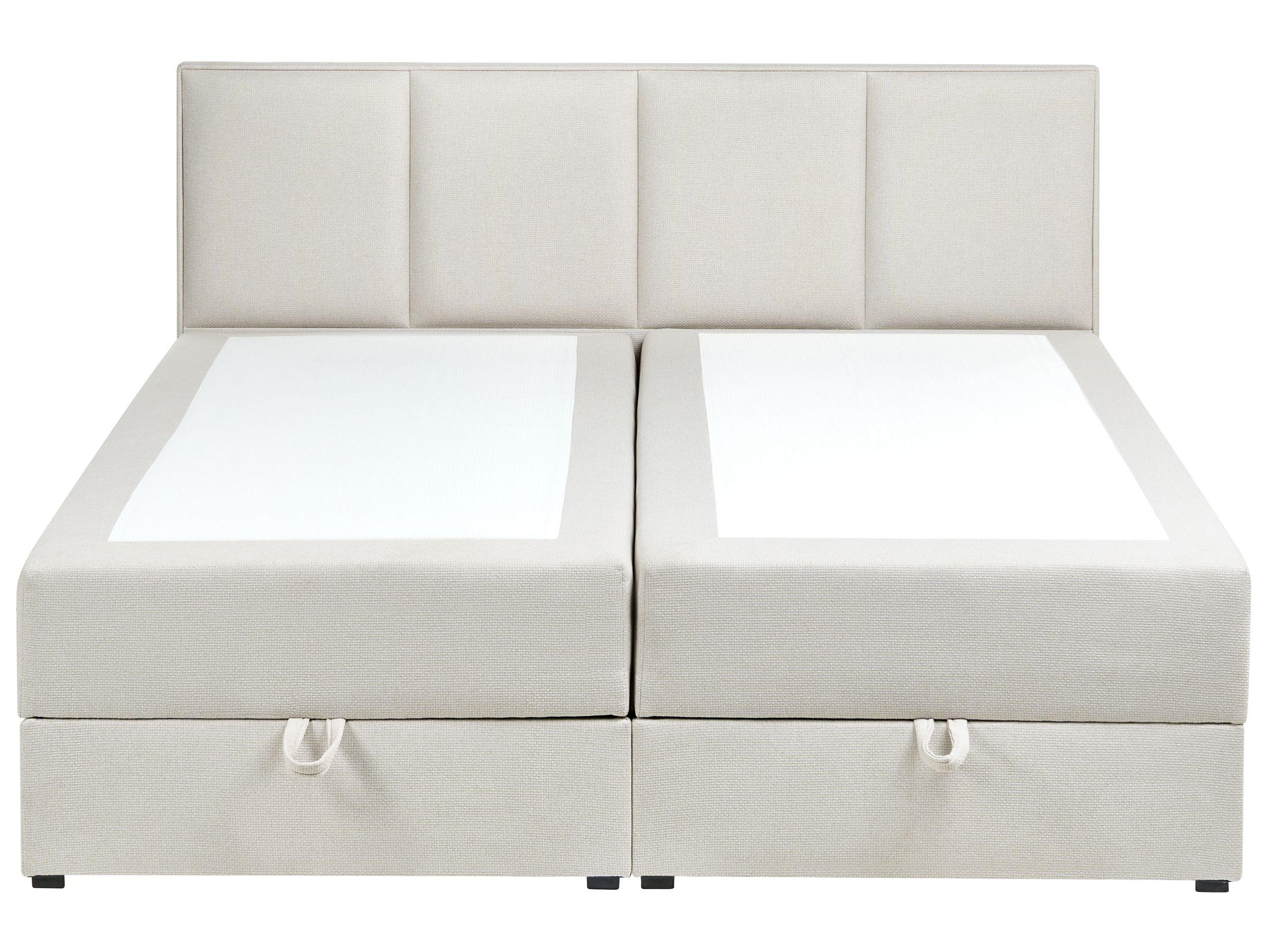 Beliani Divano letto con contenitore en Tessuto Moderno BARONET  