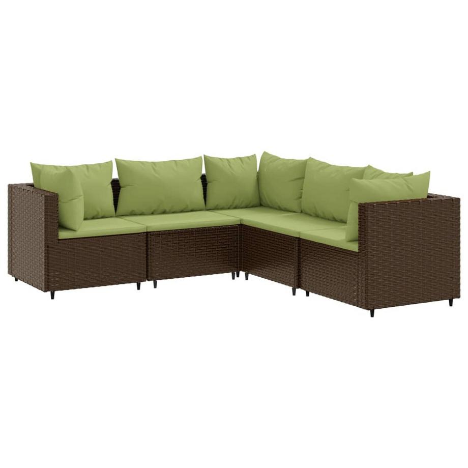 set salotto da giardino Polirattan