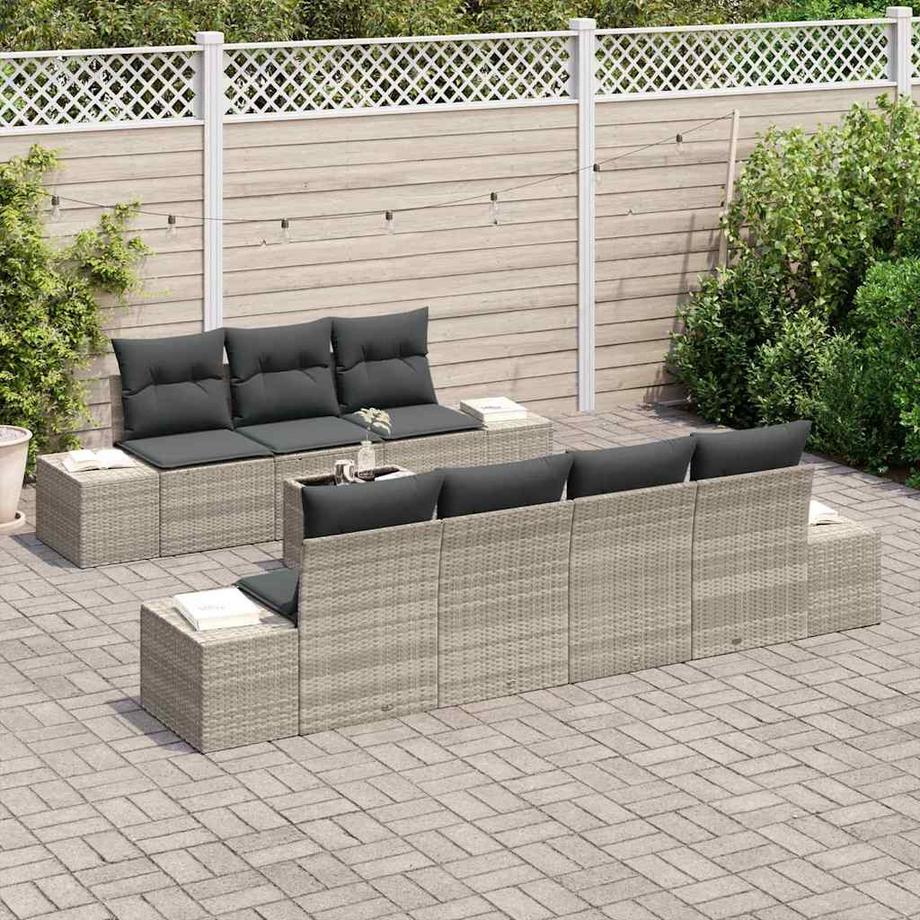 VidaXL Divano da giardino Polyrattan  