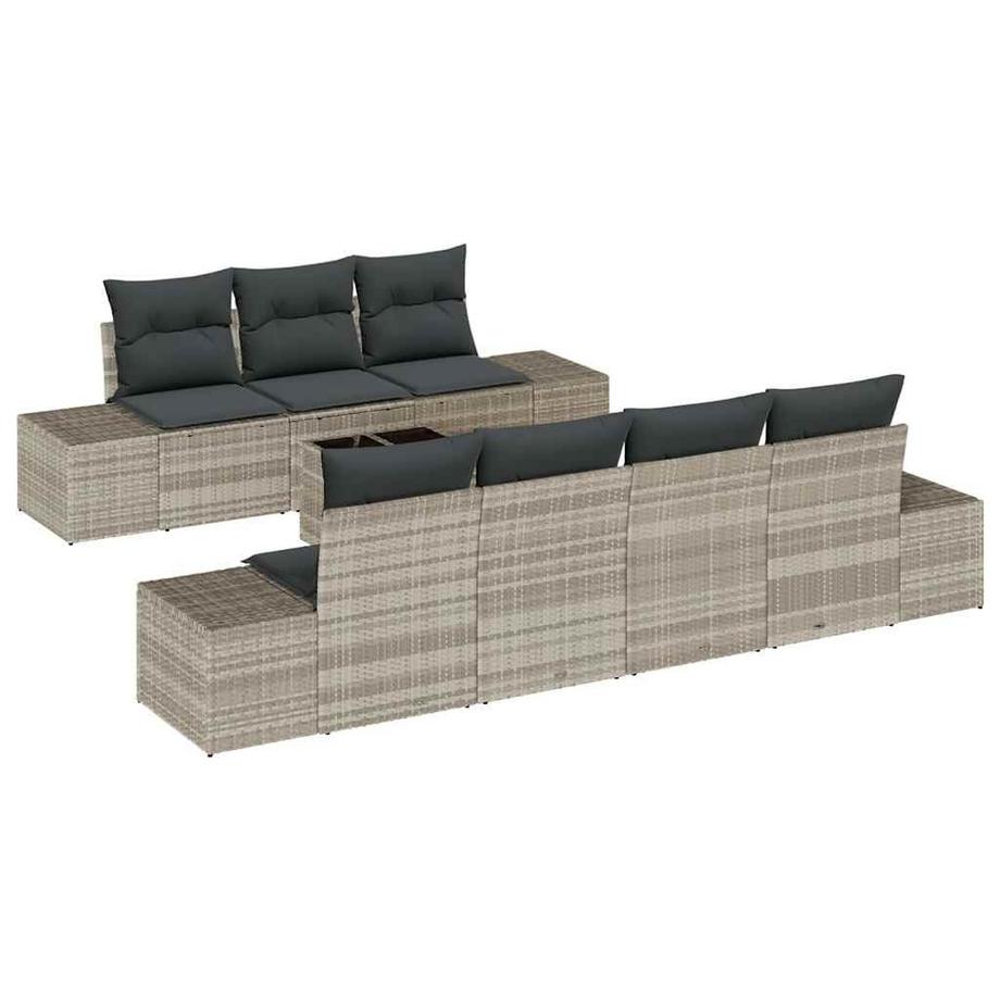 Divano da giardino Polyrattan