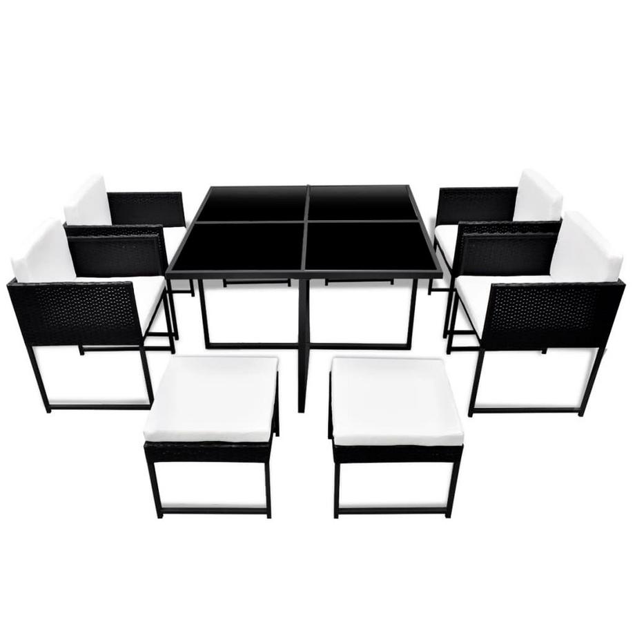 VidaXL Gartenmöbel-set poly-rattan  