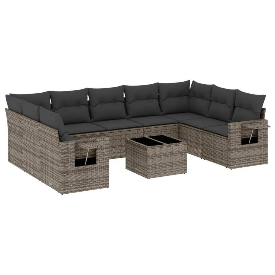 set divano da giardino Polirattan
