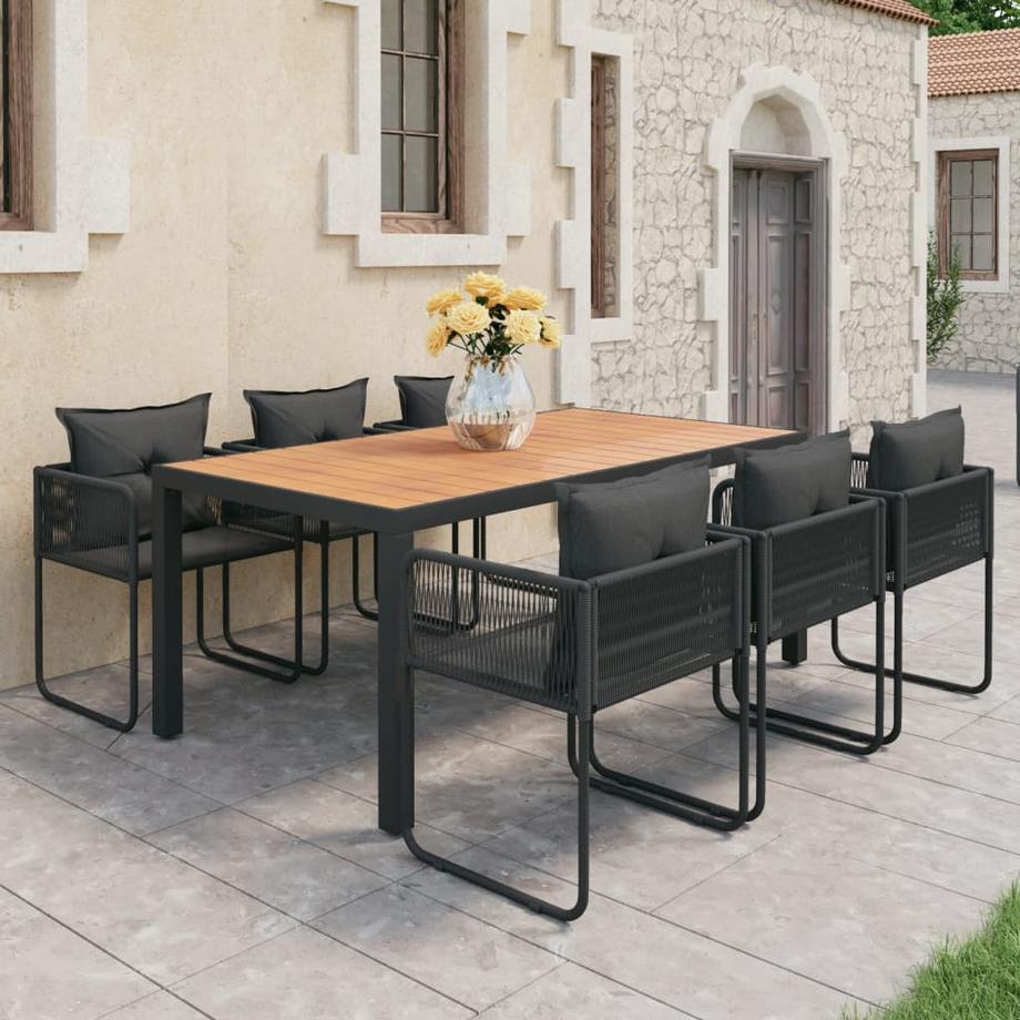 VidaXL set da pranzo PVC  